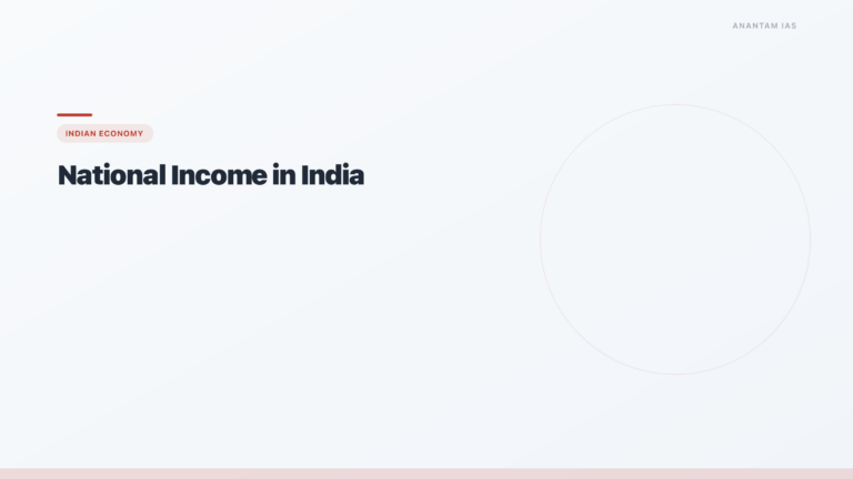 National Income in India: GDP, GNP, NNP & NI Explained - featured image for UPSC preparation