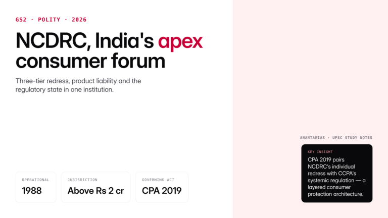 NCDRC explained: National Consumer Disputes Redressal Commission's role, powers, pecuniary jurisdiction, landmark ruling