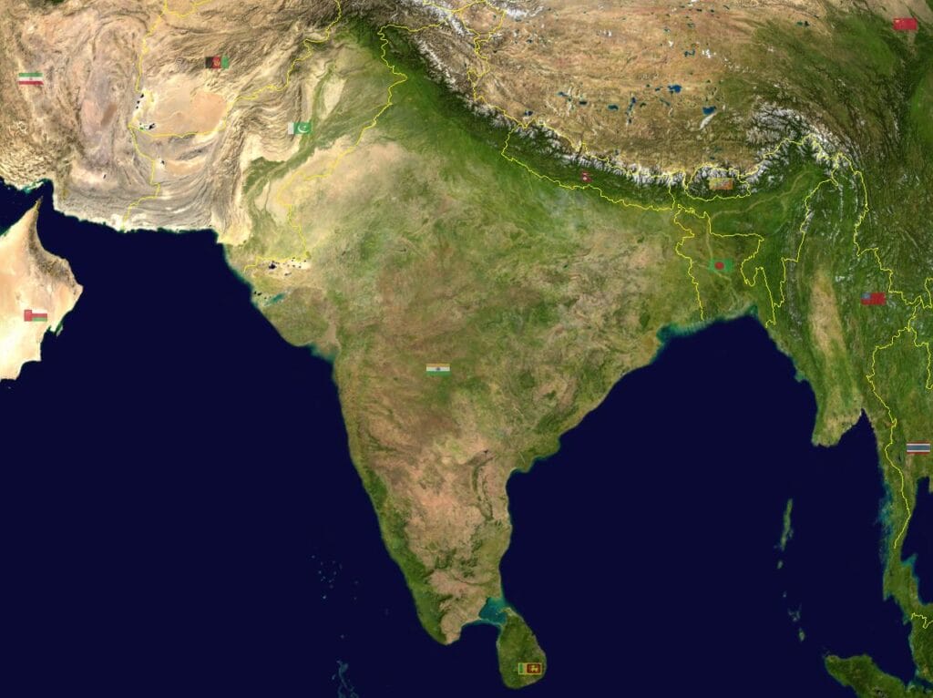 Neighbouring Countries of India: Complete List with Borders & Key Facts - featured image for UPSC preparation