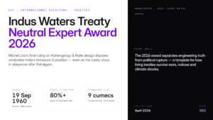 Neutral Expert Michel Lino's April 2026 award on Kishenganga and Ratle upholds India's design position while IWT remains