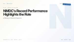 NMDC's Record Performance Highlights the Role of Mining in Industrial Expansion — featured card for Anantam IAS UPSC guide.