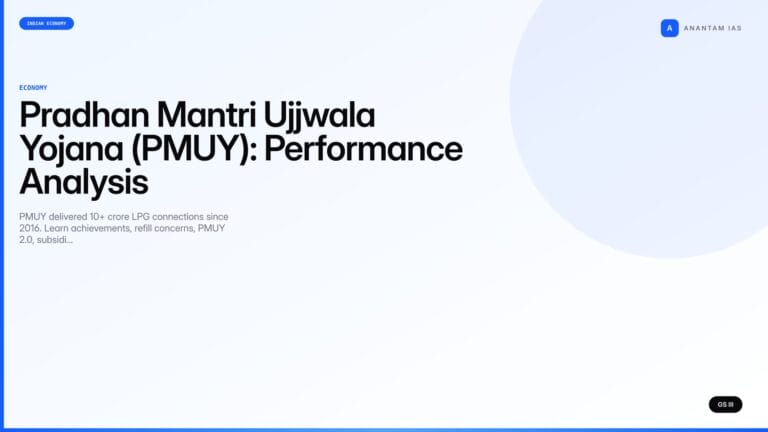 Pradhan Mantri Ujjwala Yojana (PMUY): Performance Analysis (UPSC) — UPSC featured image