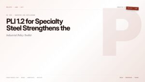 PLI 1.2 for Specialty Steel Strengthens the Industrial Policy Toolkit — featured card for Anantam IAS UPSC guide.
