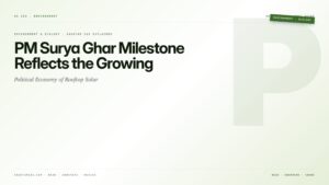 PM Surya Ghar Milestone Reflects the Growing Political Economy of Rooftop Solar — featured card for Anantam IAS UPSC guide.
