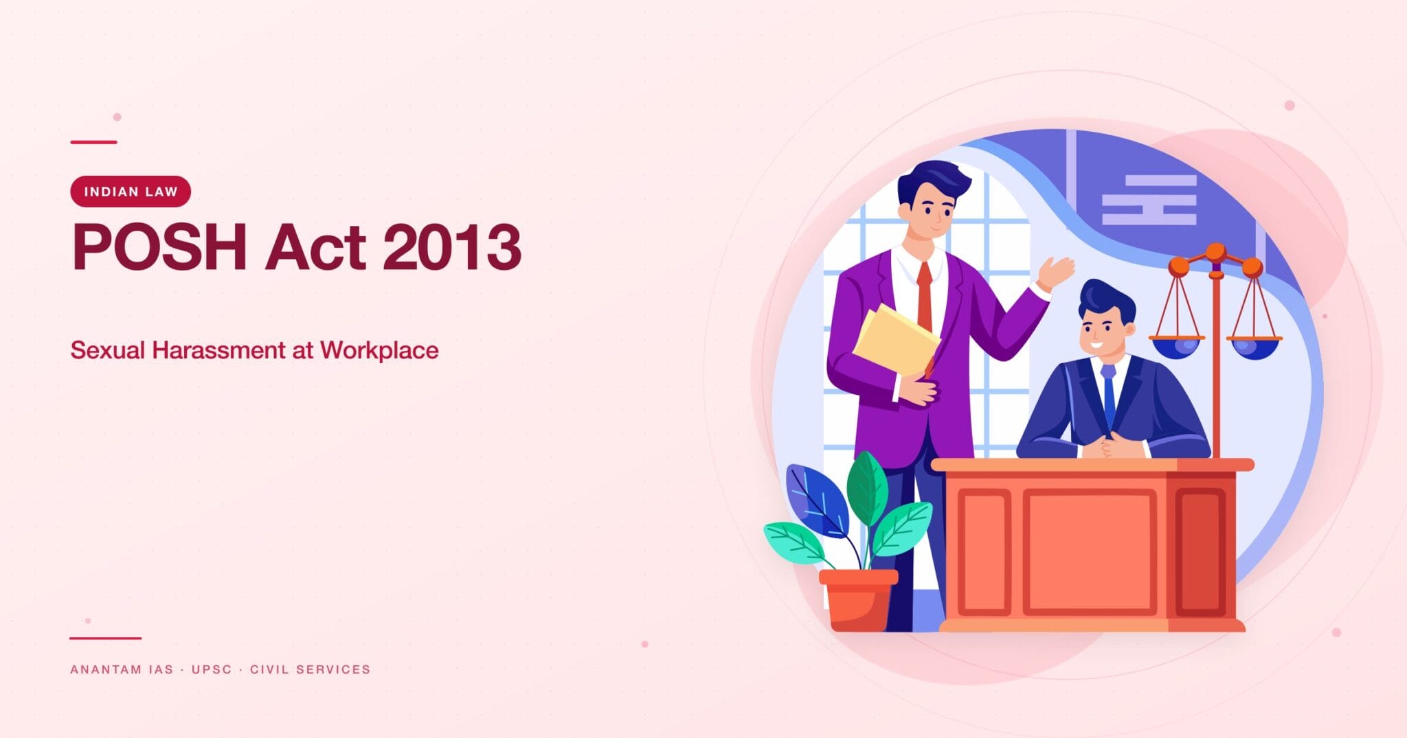 POSH Act 2013: Sexual Harassment at Workplace Explained - Anantam IAS