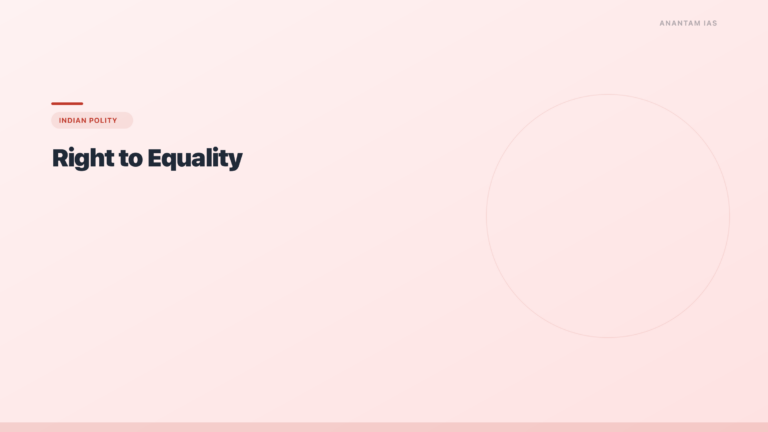 Right to Equality: Articles 14-18 of Indian Constitution - featured image for UPSC preparation