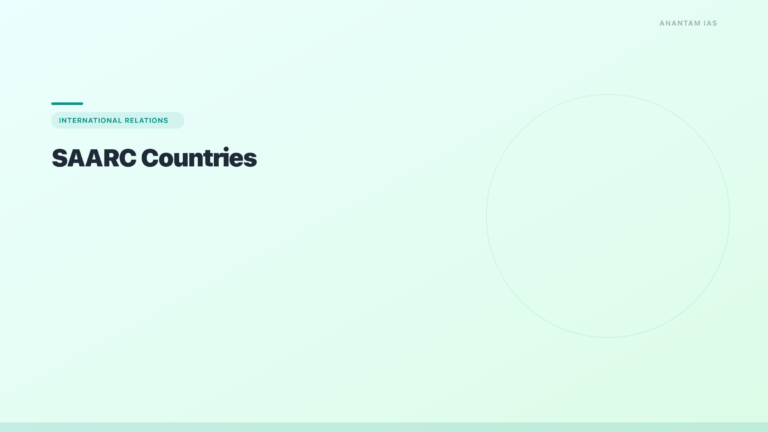 SAARC Countries: 8 Members, Headquarters & India's Role — UPSC - featured image for UPSC preparation