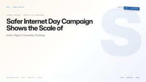 Safer Internet Day Campaign Shows the Scale of India's Digital Citizenship Challenge — featured card for Anantam IAS UPSC guide.