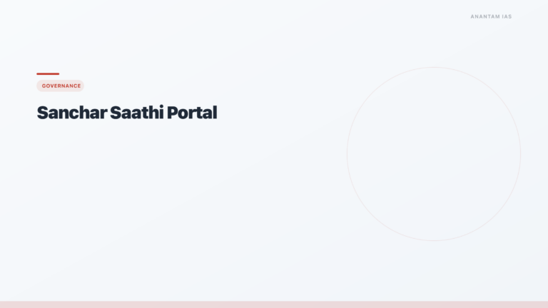 Sanchar Saathi Portal: Block Lost Phones & Fraud Calls in India - featured image for UPSC preparation