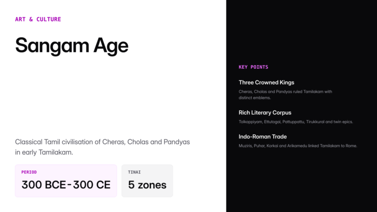 sangam age — UPSC study guide featured image