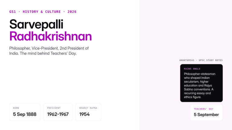 Sarvepalli Radhakrishnan: philosopher-statesman, 2nd President of India, Vice-President, Oxford scholar and the man behi