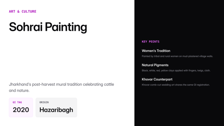 sohrai painting — UPSC study guide featured image