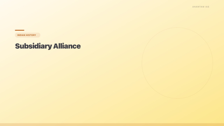 Subsidiary Alliance: Lord Wellesley's Tool for British Expansion - featured image for UPSC preparation