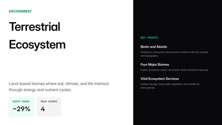 terrestrial ecosystem — UPSC study guide featured image