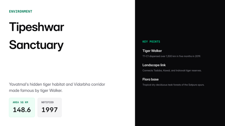 tipeshwar wildlife sanctuary — UPSC study guide featured image