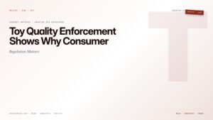 Toy Quality Enforcement Shows Why Consumer Regulation Matters — featured card for Anantam IAS UPSC guide.