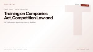 Training on Companies Act, Competition Law and IBC Underscores Regulatory Capacity Building — featured card for Anantam IAS UPSC guide.