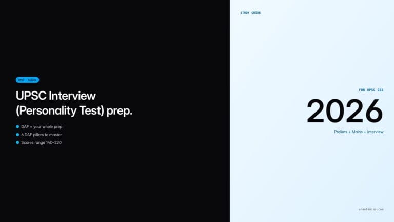 UPSC interview guide — featured image