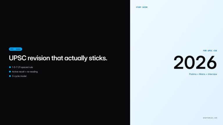 UPSC revision strategy — featured image