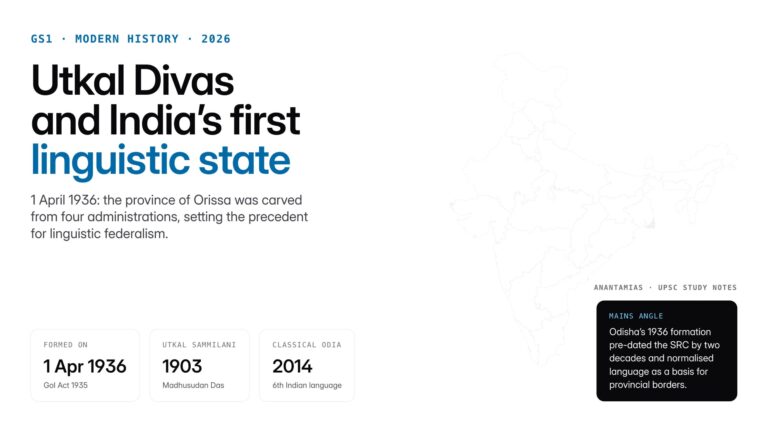 Utkal Divas 2026 marks Odisha's foundation day on 1 April. Explore its history, the 1936 linguistic reorganisation, lead