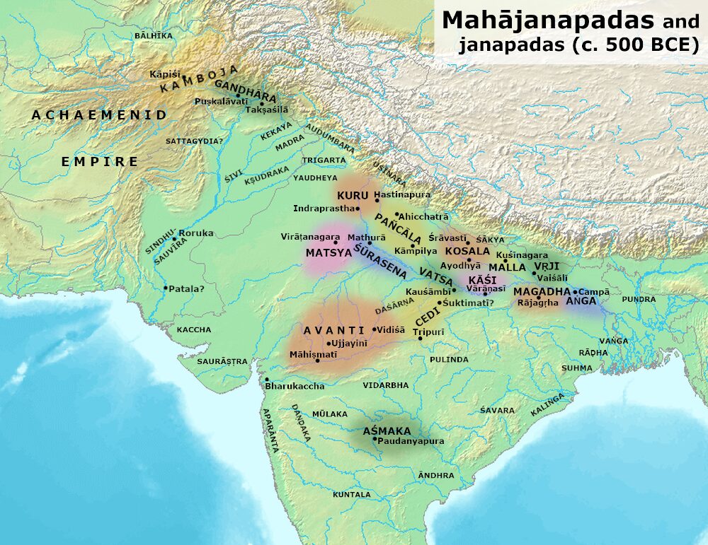 16 Mahajanapadas: List, Capitals, Map and Significance in Ancient India