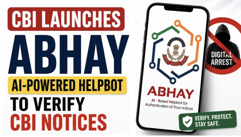 CBI launches AI-powered Notice Verification System ABHAY