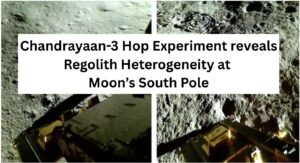 Chandrayaan-3 Hop Experiment reveals Regolith Heterogeneity at Moon’s South Pole