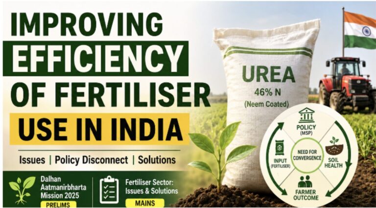 Improving Efficiency of Fertiliser Use in India