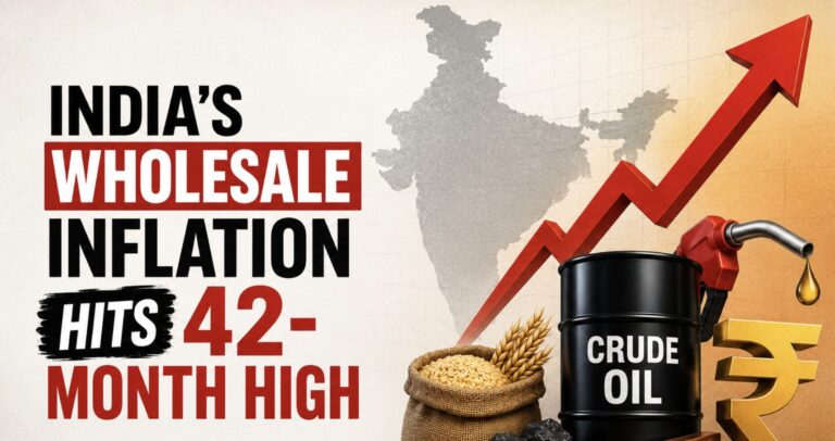 India's Wholesale Inflation hits 42-Month High