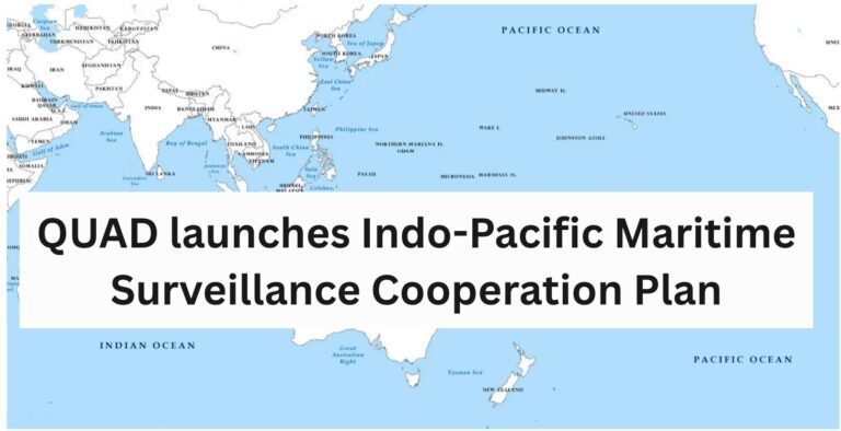 QUAD launches Indo-Pacific Maritime Surveillance Cooperation Plan