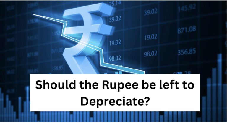 Should the Rupee be left to depreciate?