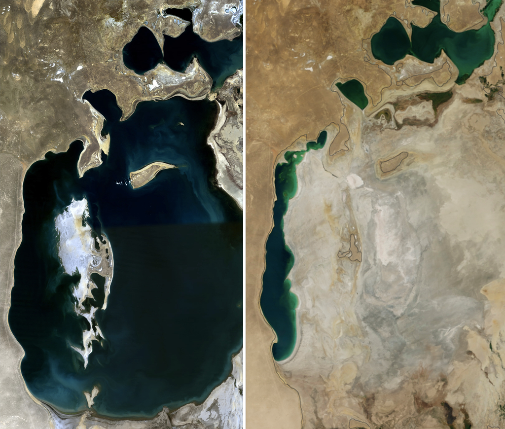 Aral Sea — Uzbekistan/Kazakhstan shrinking lake