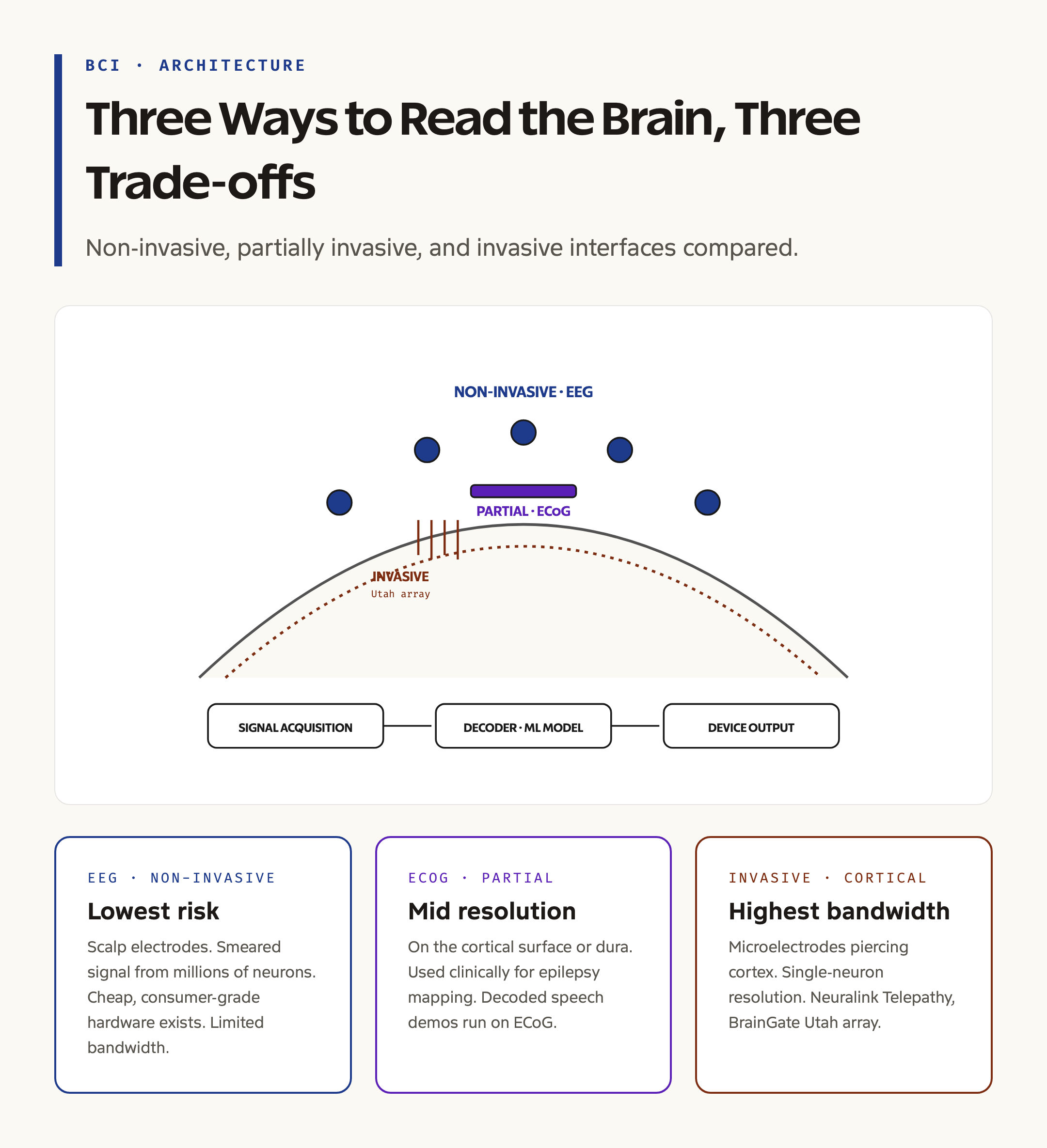 How a Brain-Computer Interface Reads and Writes Neural Signals