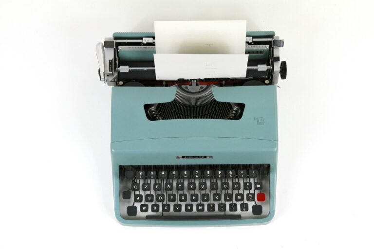 UPSC Mains essay topic Poets Are the Unacknowledged Legislators of the World — vintage typewriter on writer's desk