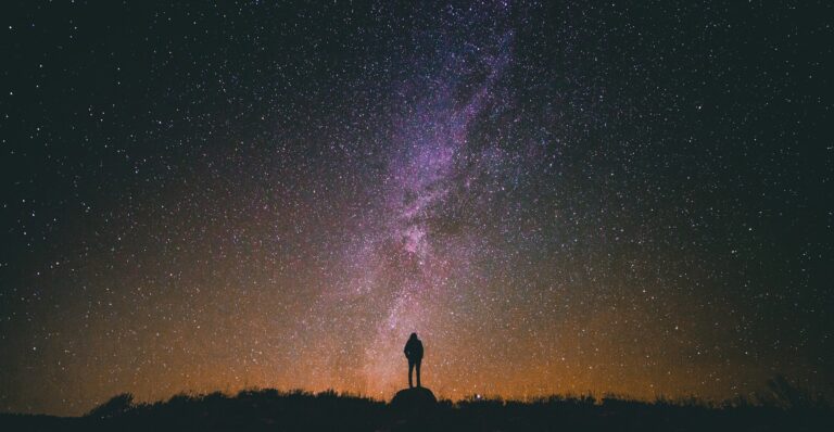 UPSC Mains essay topic To know what you know and what you do not know — that is true knowledge. Photo by Greg Rakozy on https://unsplash.com/photos/silhouette-of-man-standing-on-rock-while-looking-in-sky-0LU4vO5iFpM via Unsplash.