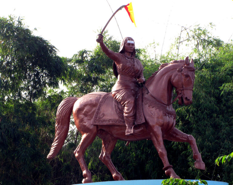Statue of Kittur Rani Chennamma, queen of Kittur