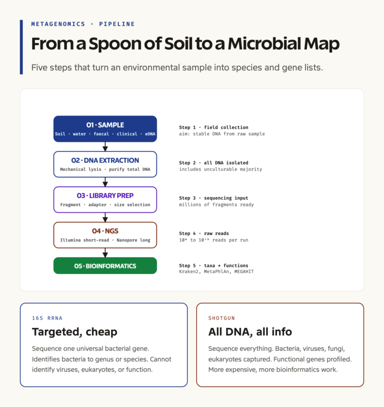The Metagenomics Sequencing Pipeline From Sample to Insight