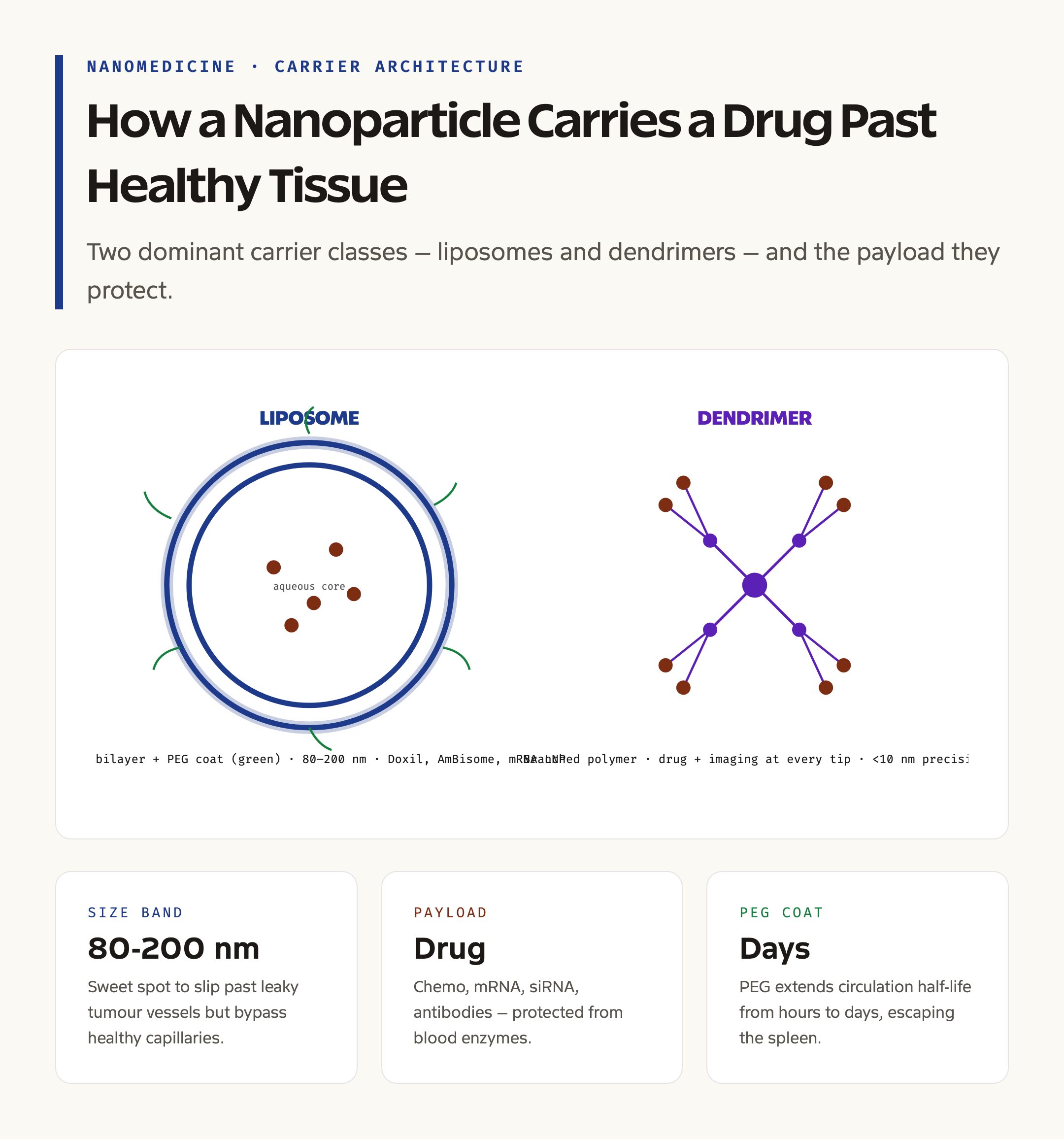 How a Drug-Carrier Nanoparticle Is Built