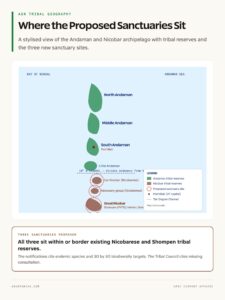 Andaman and Nicobar Tribal Reserves Sketch Map