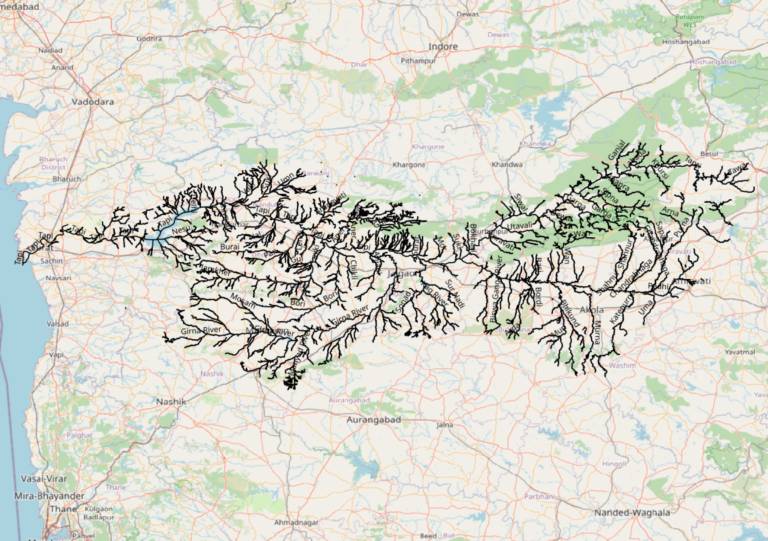 Tapti River Basin Map