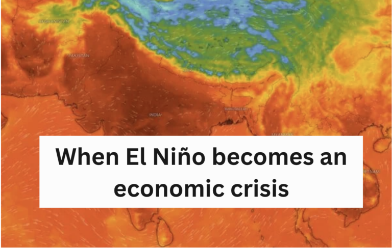 When El Niño becomes an economic crisis