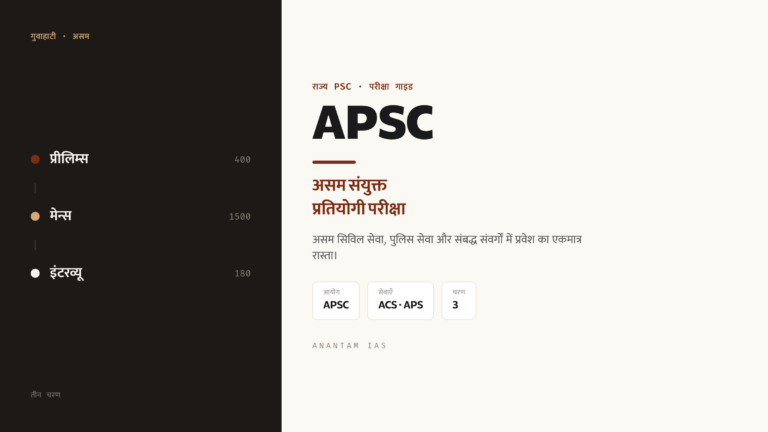 APSC: असम लोक सेवा आयोग (ACS) संयुक्त परीक्षा गाइड