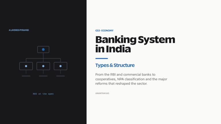 Banking system in India: types and structure of banks under the RBI