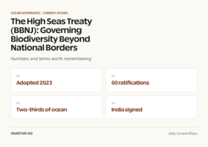 The High Seas Treaty (BBNJ): Governing Biodiversity Beyond National Borders graphic 1 for UPSC current affairs