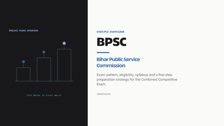 BPSC: the Bihar Public Service Commission exam structure and strategy