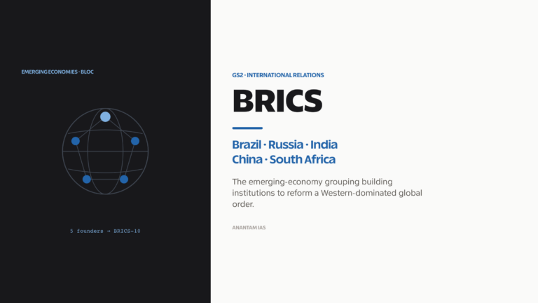 Editorial cover for BRICS — the emerging-economy grouping