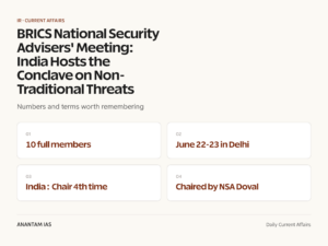 BRICS National Security Advisers' Meeting: India Hosts the Conclave on Non-Traditional Threats graphic 1 for UPSC current affairs