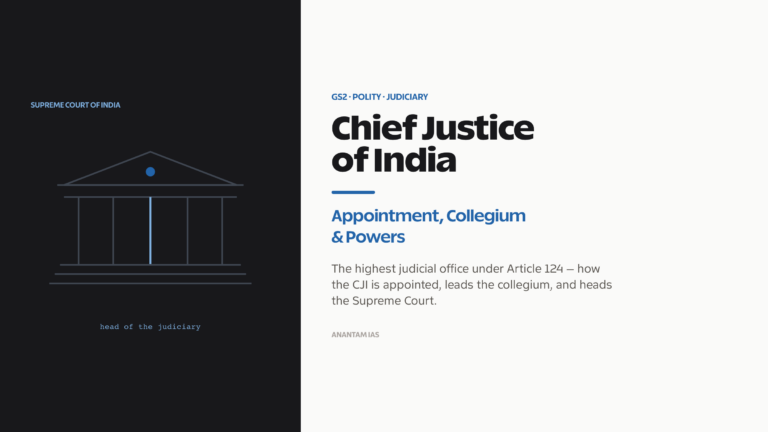 Editorial cover for the Chief Justice of India