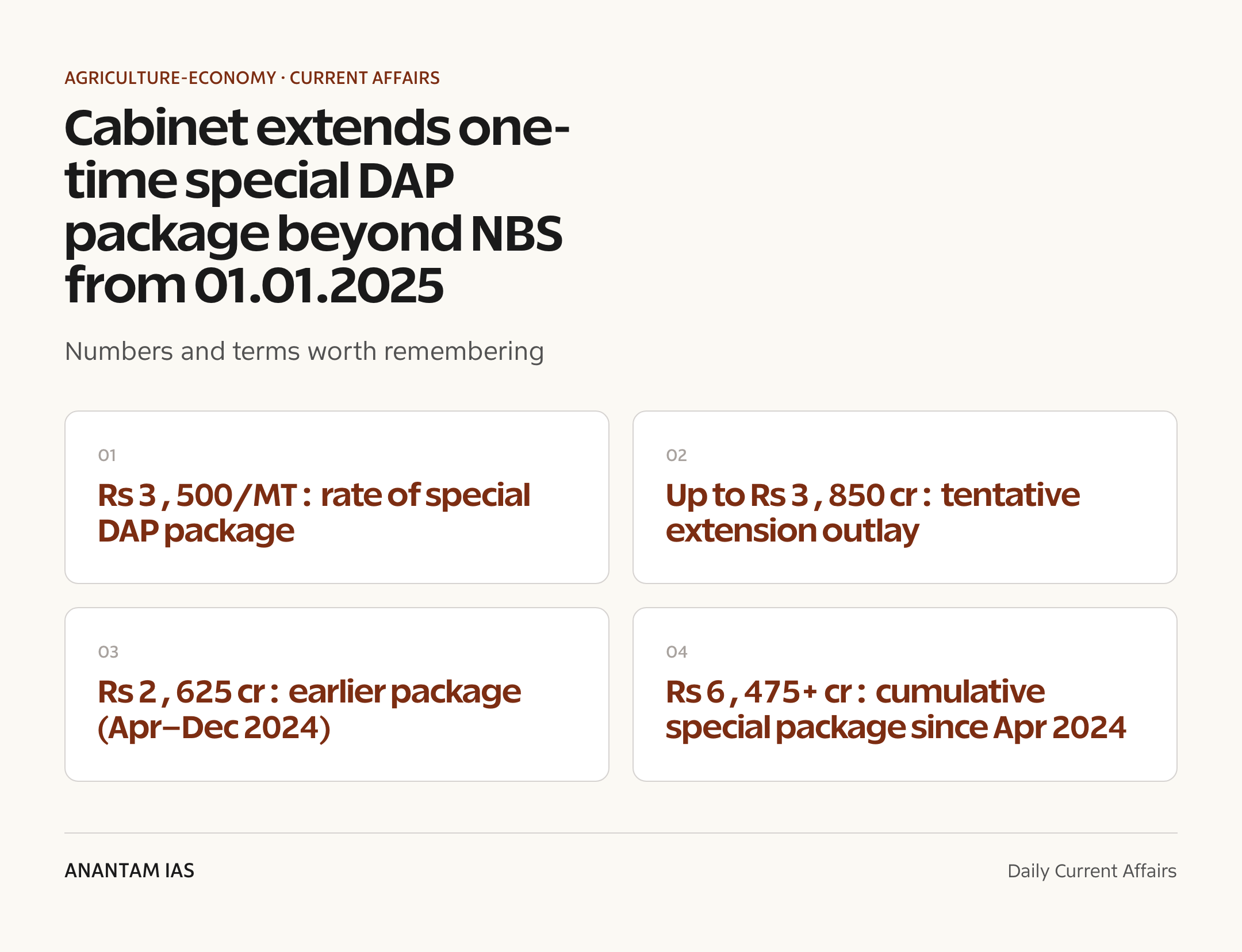 Cabinet extends one-time special DAP package beyond NBS from 01.01.2025 — quick facts
