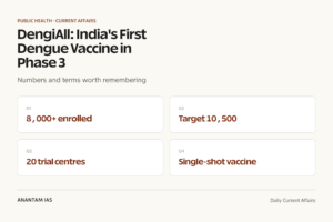 DengiAll: India's First Dengue Vaccine in Phase 3 graphic 1 for UPSC current affairs